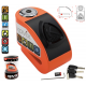 Orange Disc Lock with alarm KOVIX KD6