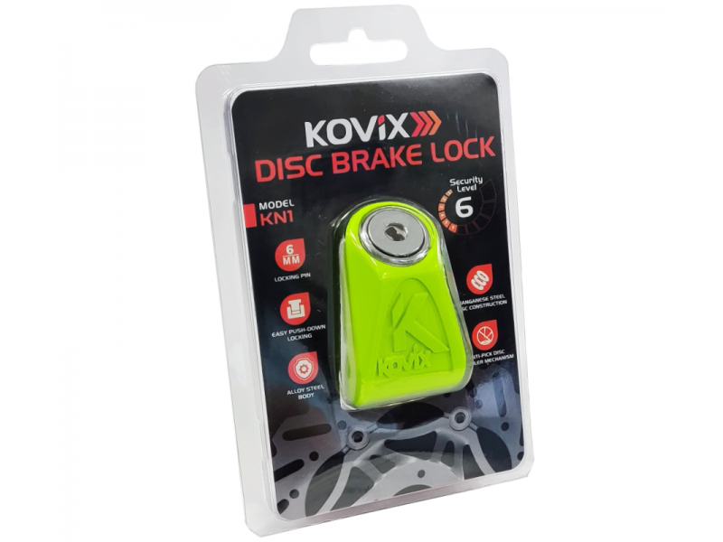 Yellow Disc Lock KOVIX KN1