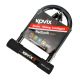Black U-lock padlock with alarm KOViX KTL16-210
