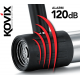 Black U-lock padlock with alarm KOViX KTL16-210