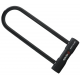 Black U-Lock padlock with alarm KOVIX KTL14-300