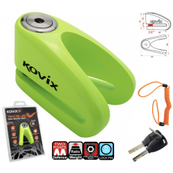 Yellow Disc Lock KOVIX KVC/Z1