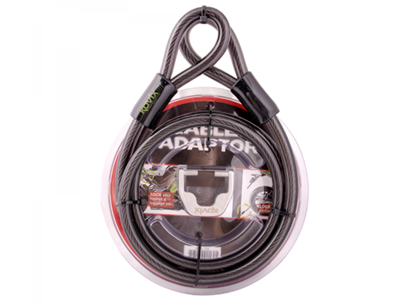 Steel cable with adapter KOVIX KZA-150