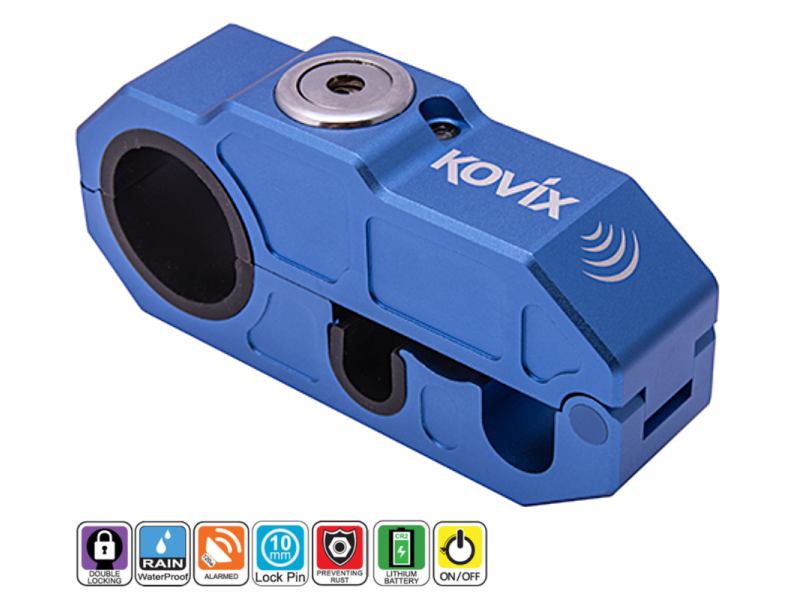 Blue Grip lock with alarm KOVIX