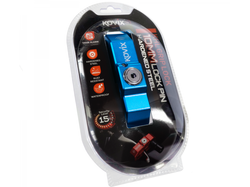 Blue Grip lock with alarm KOVIX
