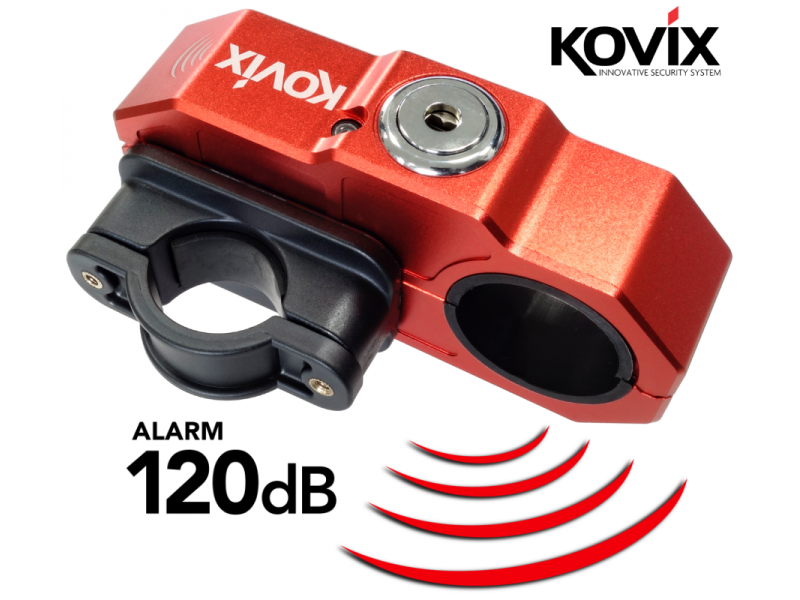 Red Grip lock with alarm KOVIX