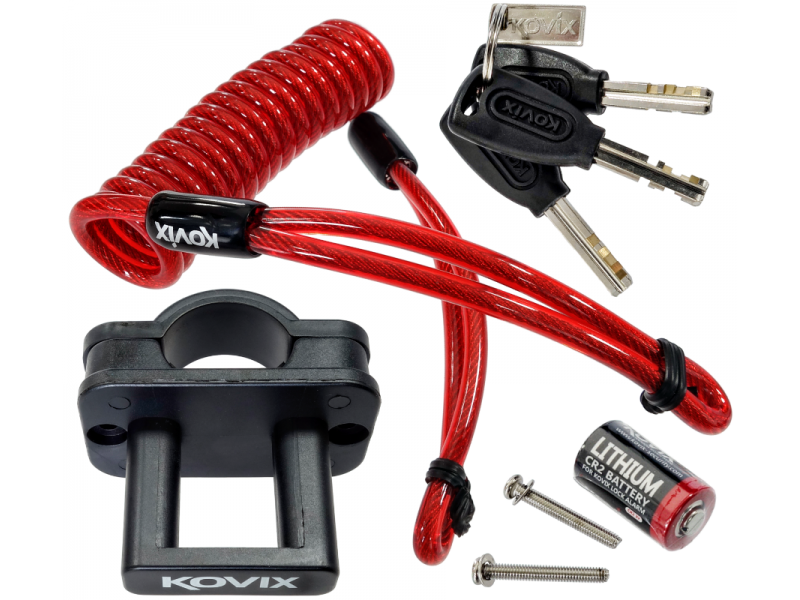 Red Grip lock with alarm KOVIX