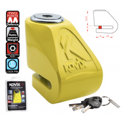 Yellow Disc Lock KOVIX KN1 Yellow Disc Lock KOVIX KN1