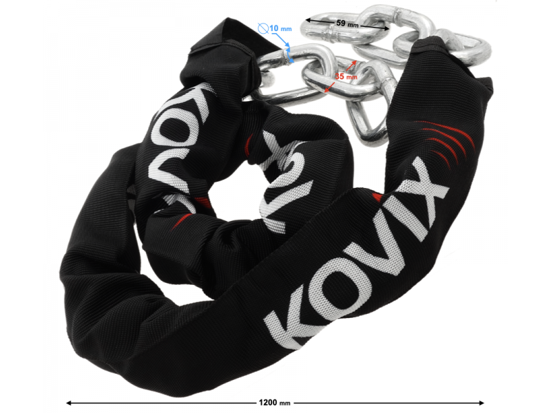 Safety chain KOVIX KC10B-120