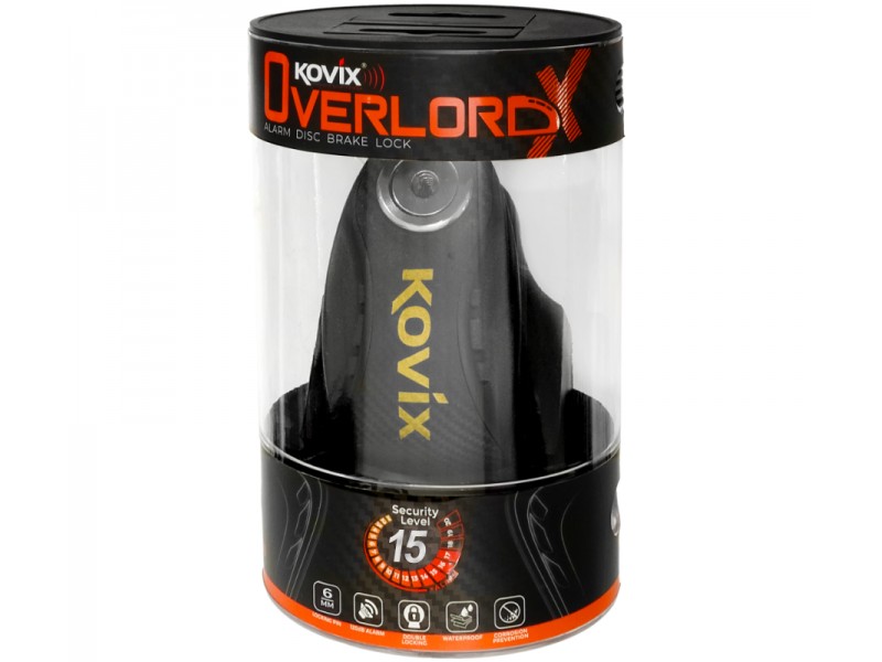 Black Brake disc lock KOVIX KNX6