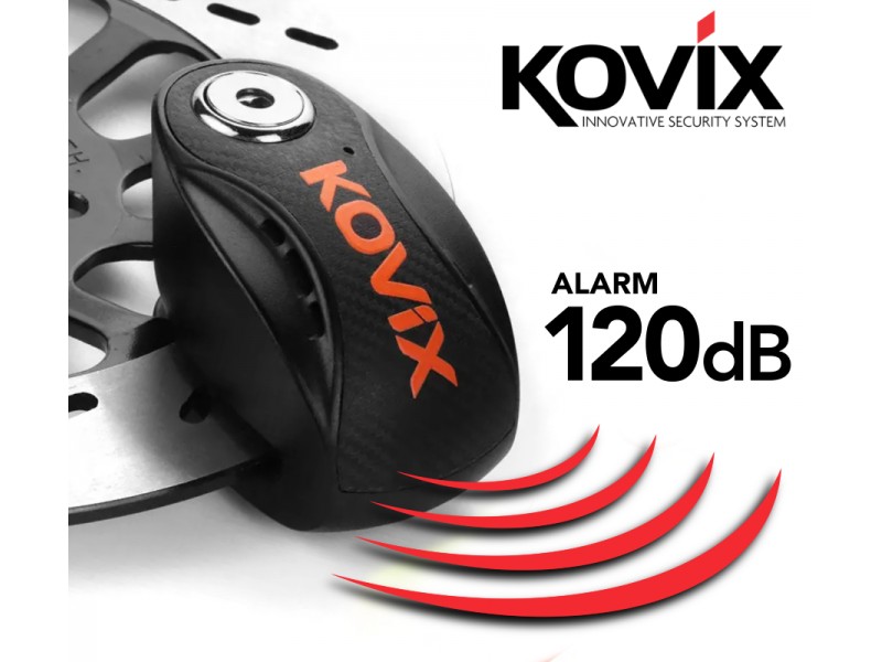 Black Brake disc lock KOVIX KNX6