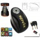 Black Brake disc lock KOVIX KNX6