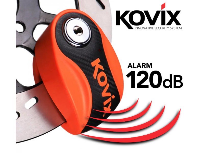 Neon Orange Brake disc lock KOVIX KNX6