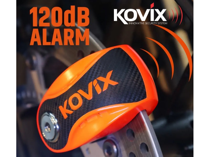 Neon Orange Brake disc lock KOVIX KNX6