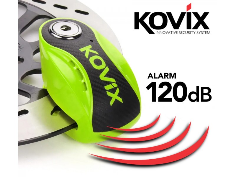 Neon Green Brake disc lock KOVIX KNX6