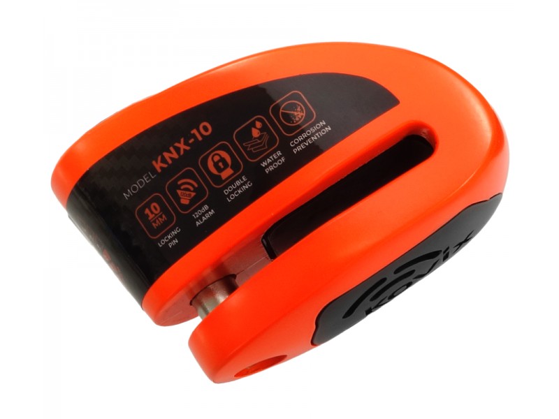 Neon Orange Brake disc lock KOVIX KNX10