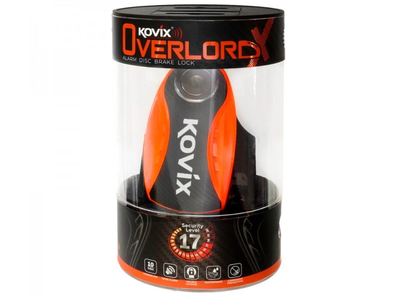 Neon Orange Brake disc lock KOVIX KNX10