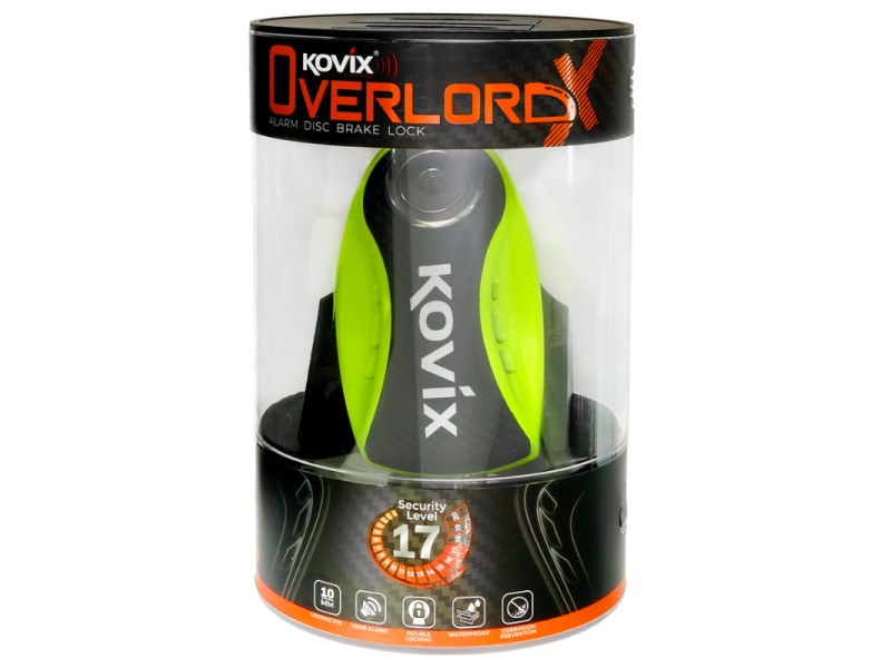 Neon Green Brake disc lock KOVIX KNX10
