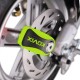 Neon Green Brake disc lock KOVIX KNX10