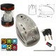 KOVIX KNX15 Stainless steel brake disc lock with alarm