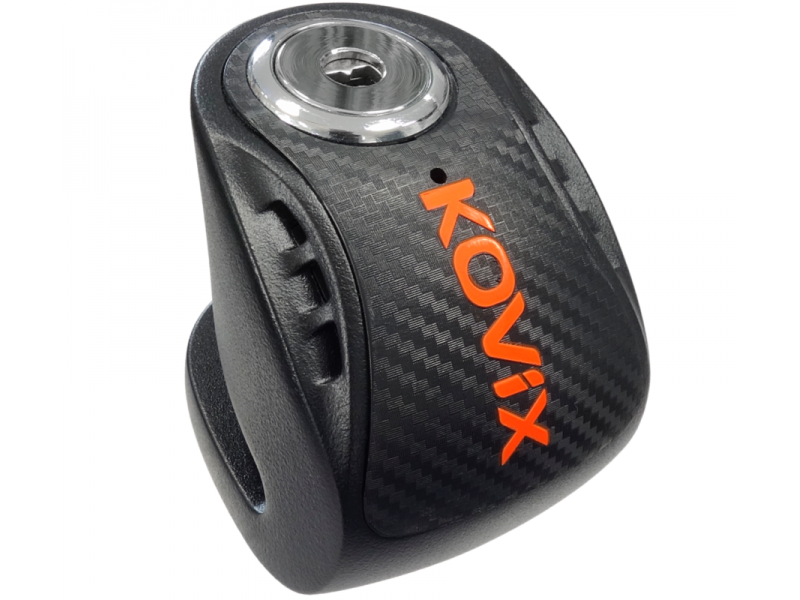 Brake disc lock with alarm KOVIX KNS6 black