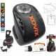 Brake disc lock with alarm KOVIX KNS6 black