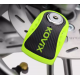 Brake disc lock with alarm KOVIX KNS6 fluo green