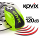 Brake disc lock with alarm KOVIX KNS6 fluo green