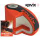 Brake disc lock with alarm KOVIX KNS6 fluo orange