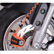 Brake disc lock with alarm KOVIX KNS6 fluo orange
