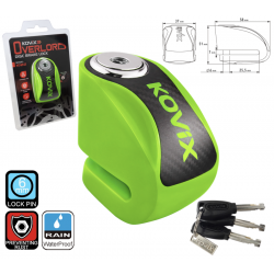 Brake disc lock KOVIX KNN1 fluo green