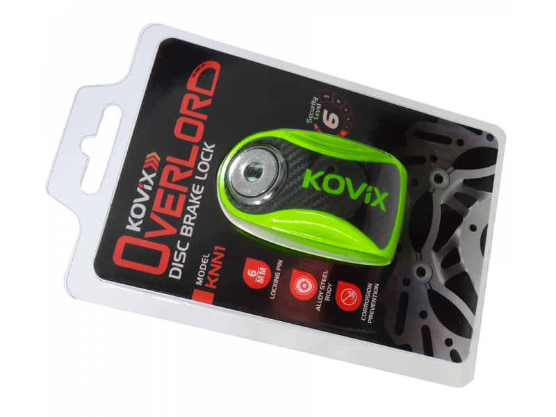 Brake disc lock KOVIX KNN1 fluo green