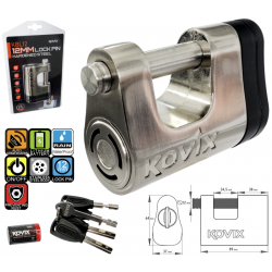 Padlock Kovix KBL-12 metallic