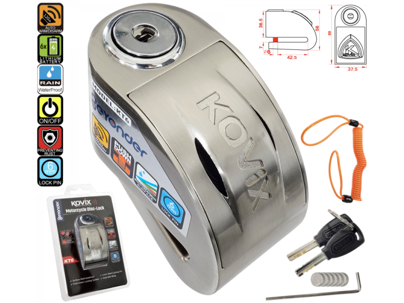 KOVIX KT6 disk lock steel
