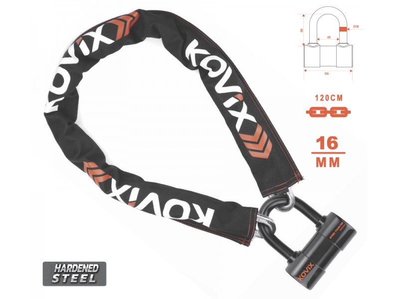 Łańcuch zabezpieczający KOVIX KC 12-120