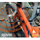 Zapięcie stalowe składane z alarmem KOVIX KFQ 85