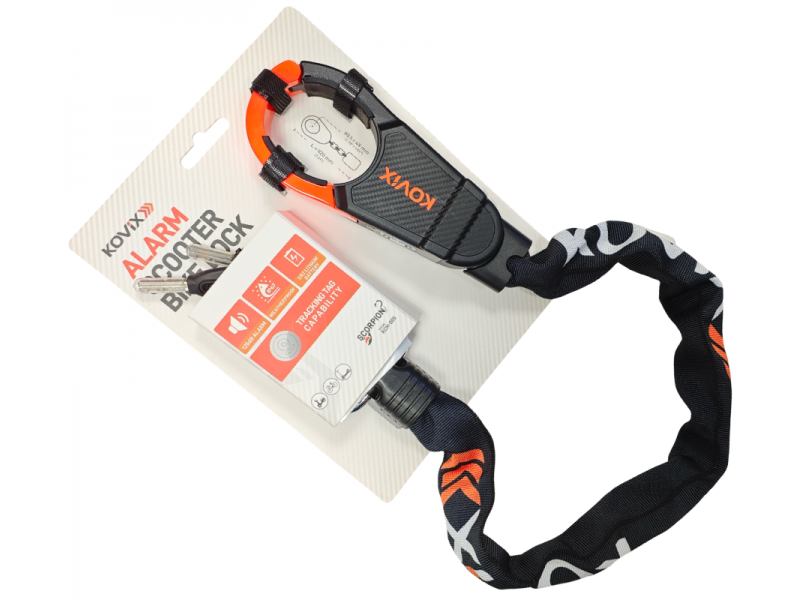 Łańcuch zabezpieczający z alarmem KOVIX SCORPION KCH-005