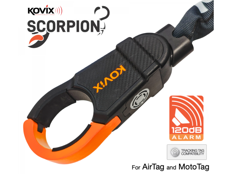 Łańcuch zabezpieczający z alarmem KOVIX SCORPION KCH-005