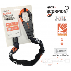 Łańcuch zabezpieczający z alarmem KOVIX SCORPION KCH-005 Łańcuch zabezpieczający z alarmem KOVIX SCORPION KCH-005