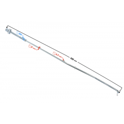 Brake rod FR 2