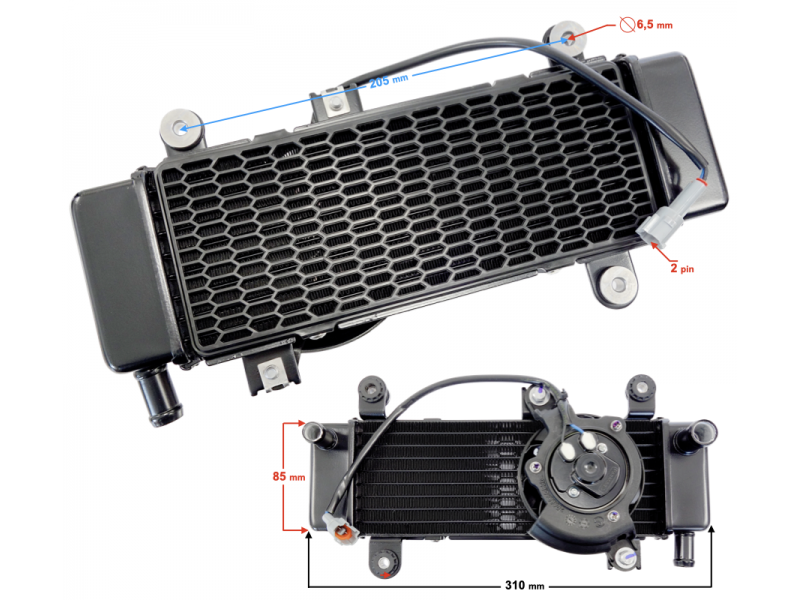 Radiator kit VOGE 125R