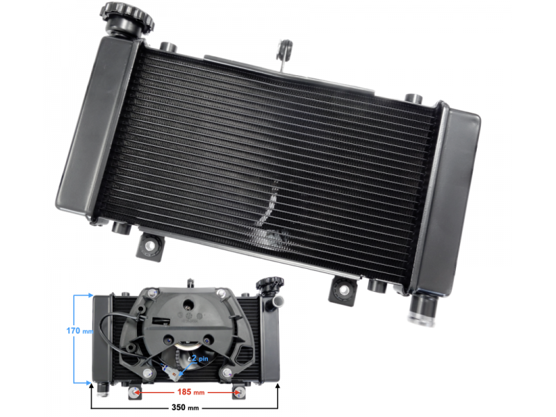 VOGE 525DSX radiator
