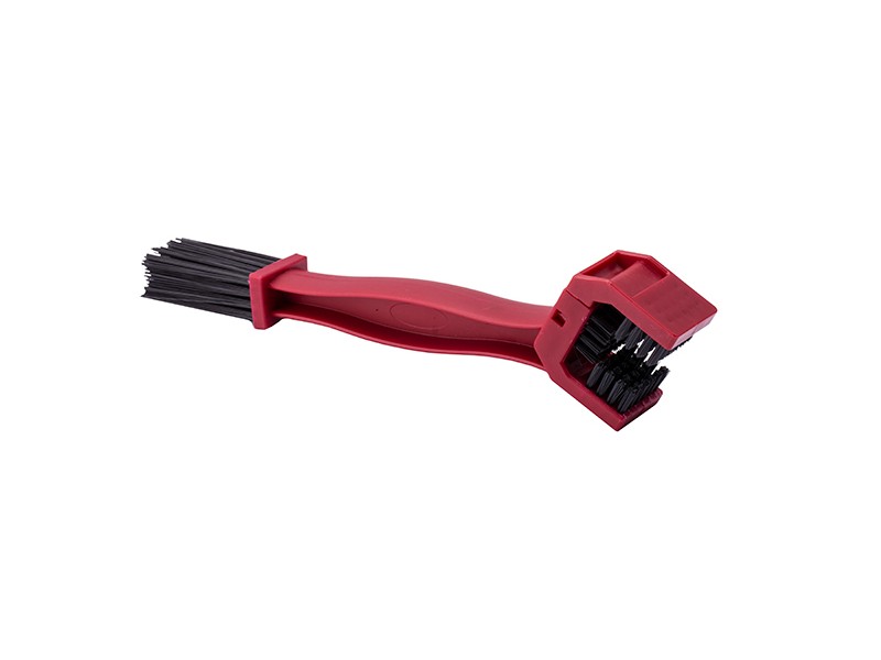 Red chain brush