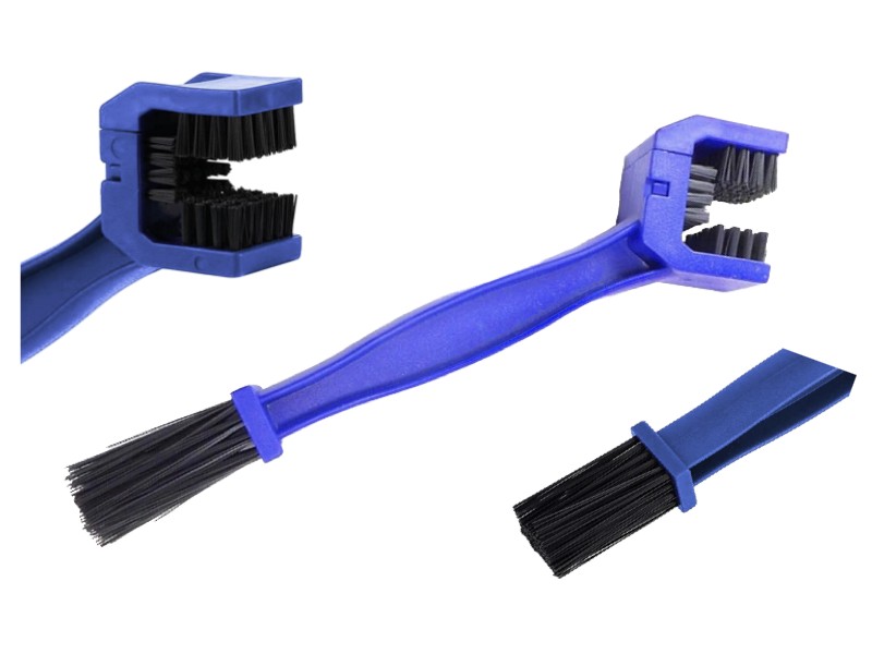 Blue chain brush Blue chain brush