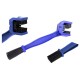 Blue chain brush Blue chain brush