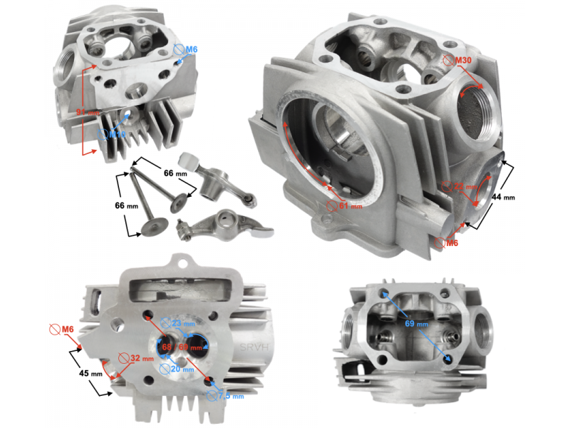 Complete head NXT125