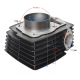125cc 157FMI cylinder for motorcycle Hyper, empty