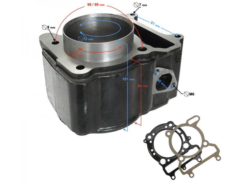 72.5 mm YP300 cylinder