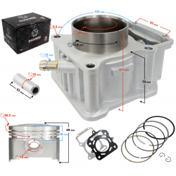 CG250 WATER COOLED CYLINDER KIT