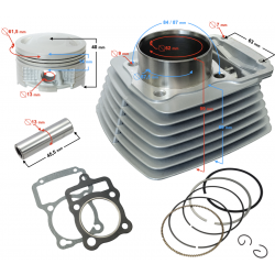 Moretti cylinder for motorcycle 4T CG 150cc 162FMI , bolt 13 mm